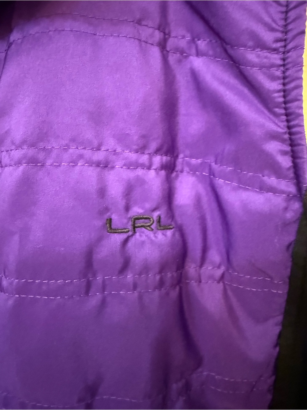 Ralph Lauren Purple Jacket with Black Trim - Picture 4 of 9